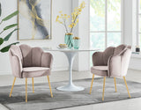 Mia Rose Blush Dining Chairs (1 per Carton)