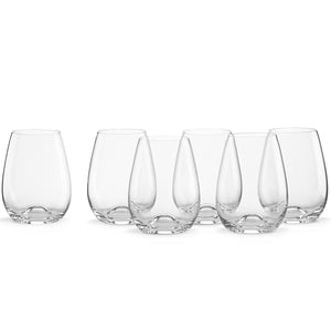 Tuscany Classics Stemless Wine Glass Set, Buy 4 Get 6