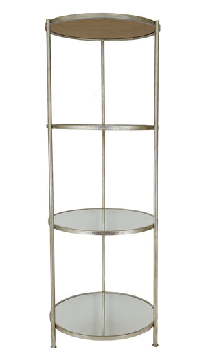 Zeugma FS605 SILVER Round Shelf