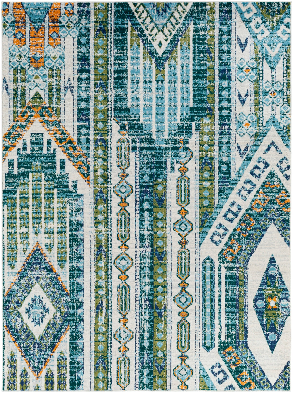 Floransa FSA-2352 Global Polypropylene Rug FSA2352-5371  100% Polypropylene 5'3" x 7'1"