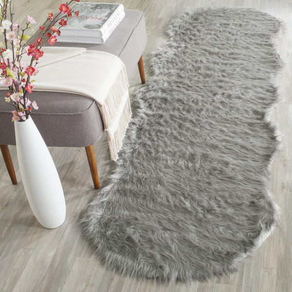 Safavieh Faux Sheep Skin 118 POWER LOOMED Japanese Acrylic Rug FSS118B-3