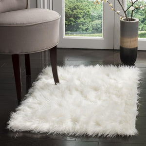 Safavieh Faux Sheep Skin 235 POWER LOOMED Japanese Acrylic Rug FSS235A-4R