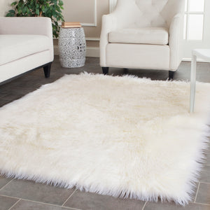 Safavieh Faux Sheep Skin 235 POWER LOOMED Japanese Acrylic Rug FSS235A-4R