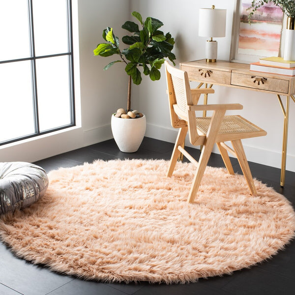 Safavieh Faux Sheep Skin 235 Power Loomed 80% Acrylic/20% Polyester Rug FSS235U-9