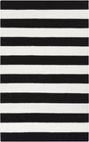 Frontier FT-295 Modern Wool Rug FT295-913 Ivory, Black 100% Wool 9' x 13'