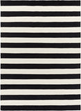 Frontier FT-295 Modern Wool Rug FT295-811 Ivory, Black 100% Wool 8' x 11'