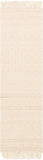 Farmhouse Tassels FTS-2305 Cottage Wool, Cotton Rug FTS2305-268 White, Beige 60% Wool, 40% Cotton 2'6" x 8'