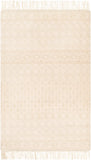 Farmhouse Tassels FTS-2305 Cottage Wool, Cotton Rug FTS2305-912 White, Beige 60% Wool, 40% Cotton 9' x 12'