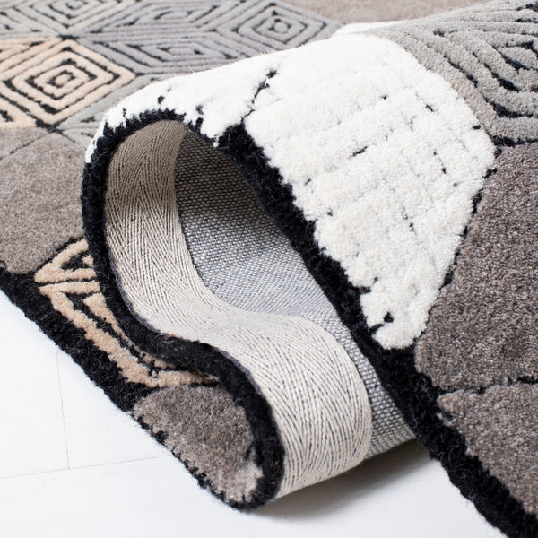 Fifth Avenue 130 Hand Tufted 100% Wool Pile Rug Ivory / Grey 100% wool Pile FTV130F-9