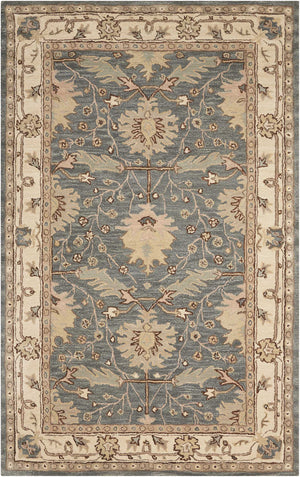 Nourison India House IH75 Farmhouse Handmade Tufted Indoor only Area Rug Blue 8' x 10'6" 99446002174