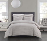 Blaine Taupe Twin 5pc Duvet Set