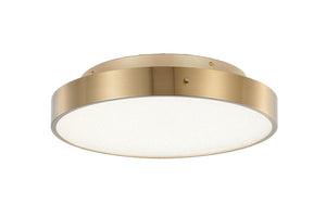 Bethel Brass LED Flush Mount in Metal & Acrylic