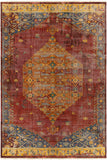 Festival FVL-1008 Traditional NZ Wool Rug FVL1008-913 Mauve, Dark Purple, Dark Red, Rust, Burgundy, Mustard, Camel, Medium Gray, Ice Blue, Teal, Dark Blue 100% NZ Wool 9' x 13'