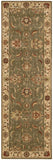 Nourison Living Treasures LI04 Persian Machine Made Loomed Indoor only Area Rug Green 2'6" x 8' 99446669025
