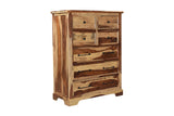 Crossroads Solid Sheesham Wood Natural Chest