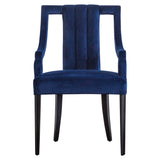 Viola Velvet Fabric Klismos Chair