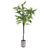 Faux Eucalyptus Potted Tree
