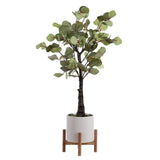 Faux Eucalyptus Potted Tree