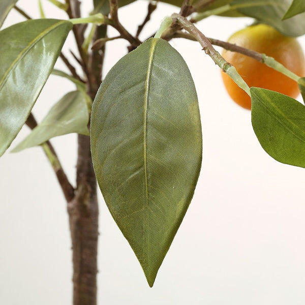 Faux Orange Potted Tree - Lifelike Artificial Citrus Décor for a Vibrant, Relaxed Home Ambiance