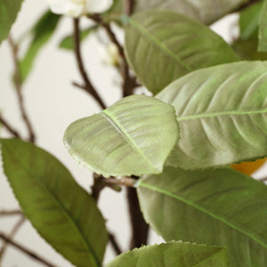 Faux Lemon Potted Tree – Stunning Artificial Plant for Stress-Free Organic Decor in Any Room!