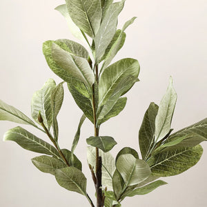 Faux Magnolia Potted Tree - Lush, Leafy Décor for Effortless Elegance Year-Round in Any Space