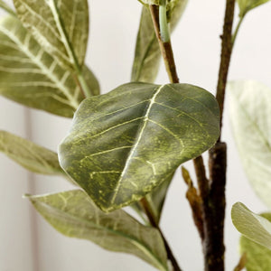 Faux Magnolia Potted Tree - Lush, Leafy Décor for Effortless Elegance Year-Round in Any Space