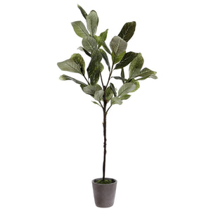 Faux Magnolia Potted Tree - Lush, Leafy Décor for Effortless Elegance Year-Round in Any Space