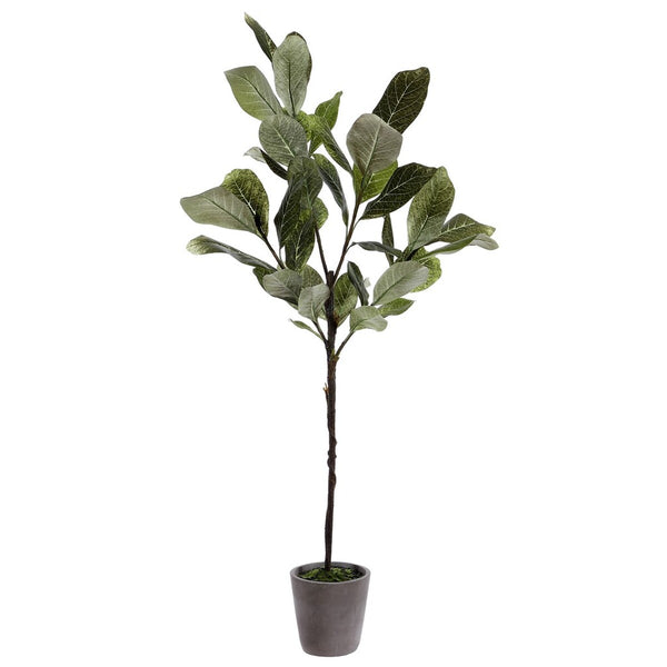 Faux Magnolia Potted Tree - Lush, Leafy Décor for Effortless Elegance Year-Round in Any Space