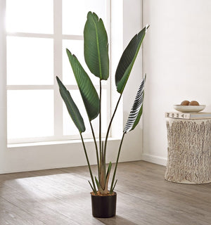 Faux Gladiolus Potted Plant - Lush Artificial Floral Decor for a Relaxed, Exotic Home Ambiance