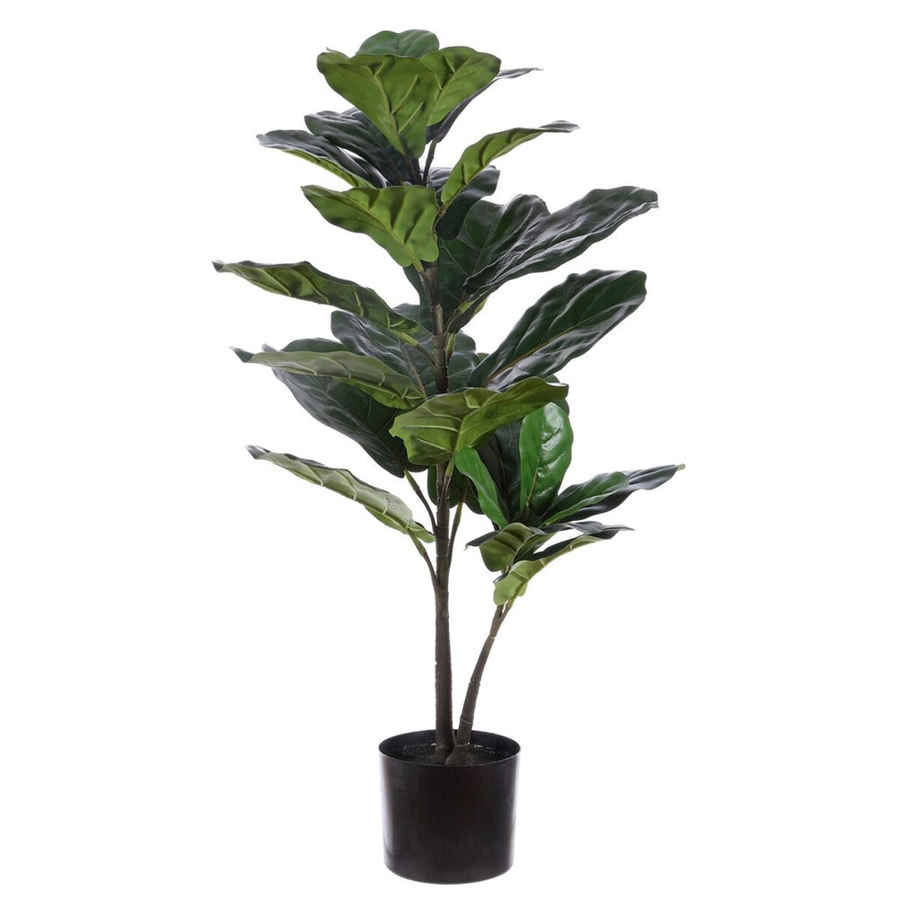 Faux Ficus Lyrata Potted Tree – Lush Artificial Plant for Year-Round Tropical Home Décor Bliss