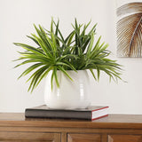 Faux Orchid Potted Plant
