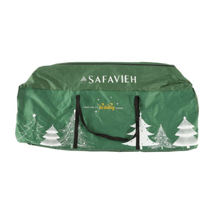 Safavieh 5.5 Ft, Green, Pre-Lit Artificial Christmas Tree Green Plastic / Iron FXP2018A