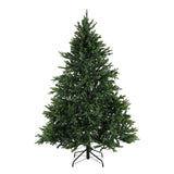 Safavieh 5.5 Ft, Green, Pre-Lit Artificial Christmas Tree Green Plastic / Iron FXP2018A