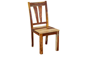 Porter Designs Kalispell Solid Sheesham Wood Natural Dining Chair Natural 07-116-02-PDU106-1