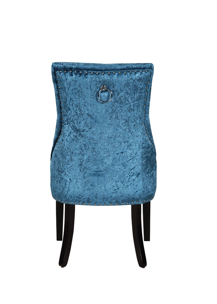 Raizel Teal Dining Chair, Set of 2
