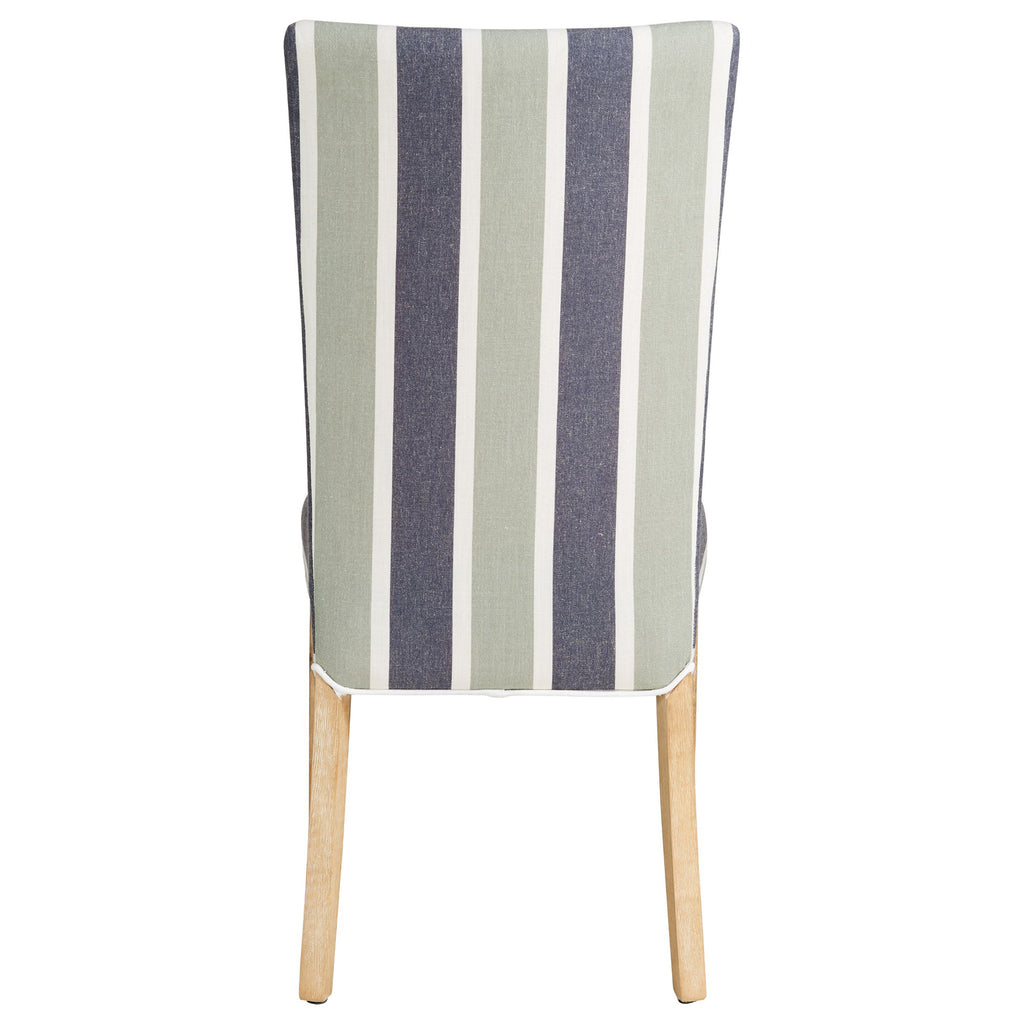 Milton Fabric Chair - Set of 2 Hurley Stripe Blue