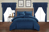 Mykonos Navy Queen 20pc Comforter Set