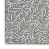 Nourison Michael Amini Ma30 Star SMR03 Glam Handmade Hand Tufted Indoor only Area Rug Slate/Teal 7'9" x 9'9" 99446881571