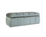 Chagit Grey Storage Ottoman