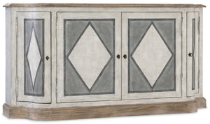Hooker Furniture Boheme Traditional-Formal Saint Germain Server in Poplar and Hardwood Solids with White Oak and Maple Veneers 5750-75900-MULTI