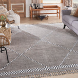 Nourison Asilah ASI01 Casual Machine Made Power-loomed Indoor only Area Rug Mocha 9' x 12'2" 99446888532