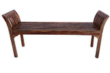 Porter Designs Sheesham Accents Solid Wood Natural Dining Bench Brown 07-116-28-2680H