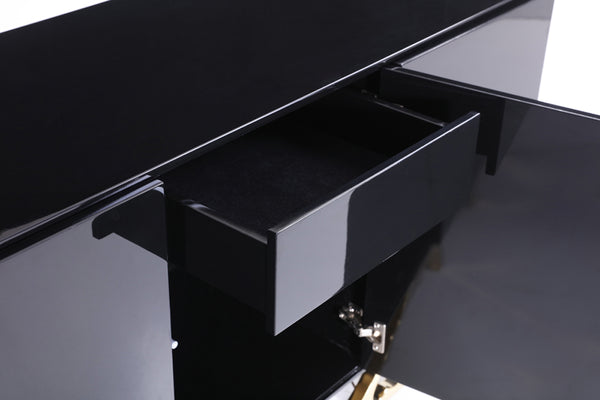 VIG Furniture Modrest Legend Modern Black & Gold Buffet VGVCG8111-BLK