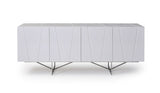 VIG Furniture Modrest Chrysler Modern White High Gloss Buffet VGVCG8978 VGVCG8978