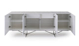 VIG Furniture Modrest Chrysler Modern White High Gloss Buffet VGVCG8978 VGVCG8978