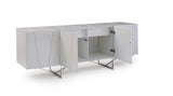 VIG Furniture Modrest Chrysler Modern White High Gloss Buffet VGVCG8978 VGVCG8978