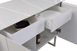 VIG Furniture Modrest Chrysler Modern White High Gloss Buffet VGVCG8978 VGVCG8978