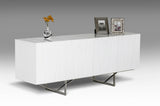 VIG Furniture Modrest Chrysler Modern White High Gloss Buffet VGVCG8978 VGVCG8978