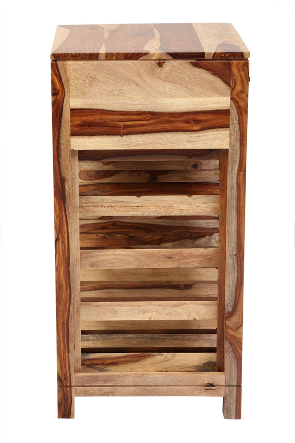 Porter Designs Sheesham Accents Solid Wood Wine Rack Natural Bar Natural 07-116-23-PDU14