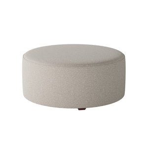 Fusion 140-C Transitional Cocktail Ottoman 140-C Davis Fog 39" Round Cocktail Ottoman